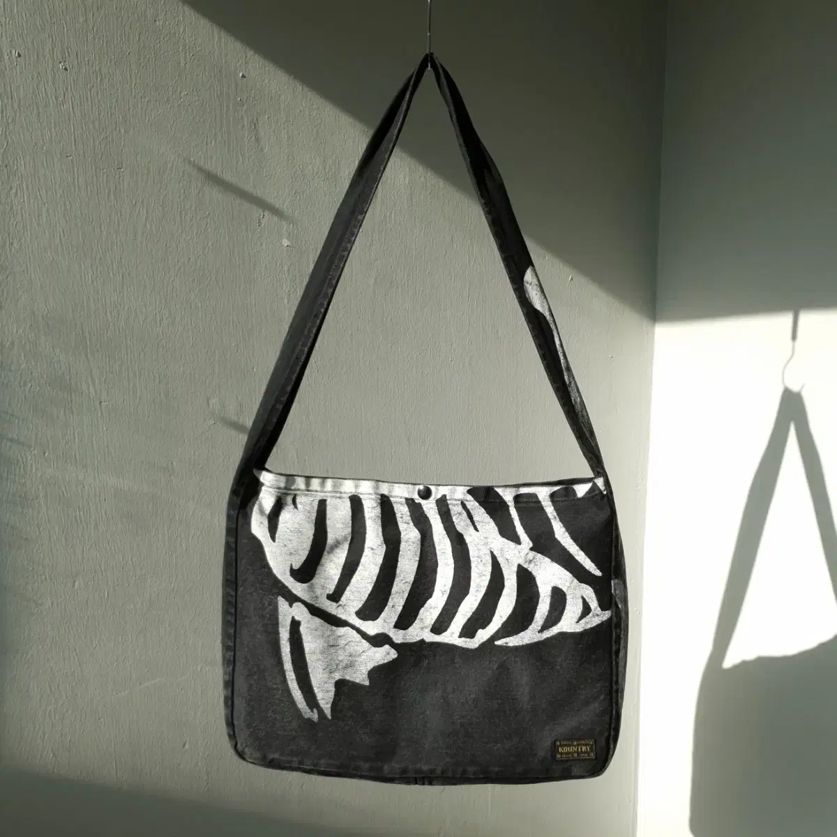 KAPITAL denim Bone Print Book Bag | Bunjang Global